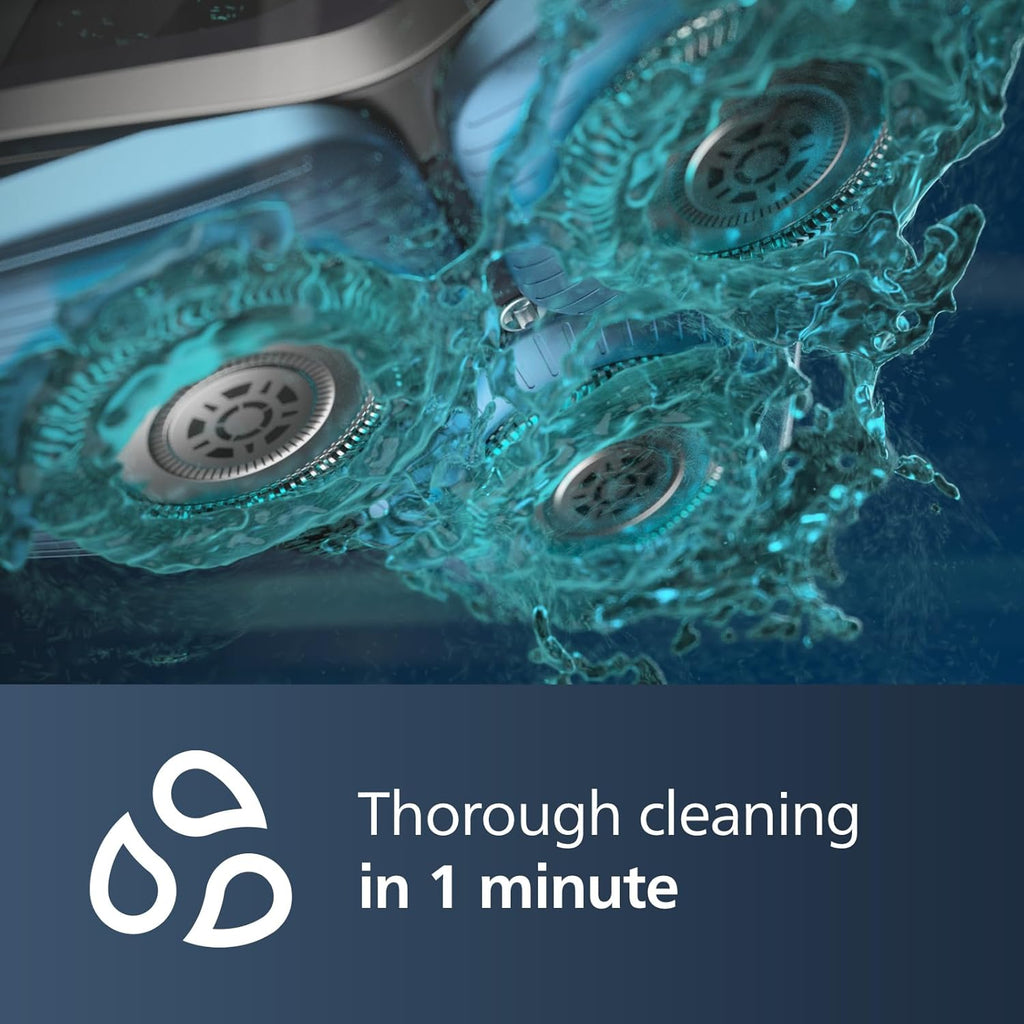 Norelco Philips Quick Clean Pod Cartridge, Easy Cleaning of Your Electric Shaver, Alcohol Free and Skin Friendly Formula, 2 Pack, Model CC12/52