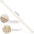 Vfulie 100Pcs Reed Diffuser Sticks, 10 Inch Natural Rattan Wood Sticks Essential Oil Aroma Diffuser Sticks Refill Replacement For Aroma Fragrance