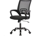 Paylesshere Office Computer Chair Ergonomic Cheap Desk Chair Adjustable Comfortable Mid Back Task Rolling Swivel With Lumbar Support For Home Office (Pack Of 1, Black)