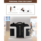 Lovevook 40L Travel Backpack Flight Approved Carry On Backpack,3 Packing Cubes,Waterproof Personal Item Travel Bag,Tsa Carry On Luggage Suitcase Travel Essentials,Gifts For Women & Men,Fits 17" Laptop