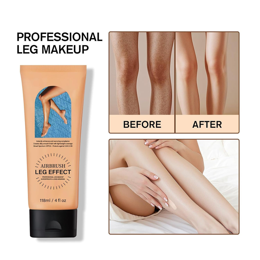 Leg Makeup Waterproof No Transfer,Flawless Full Coverage Legs Body Scar Tattoo Cover Up Makeup Waterproof Long Last Concealer For All Skin Tones. 02# Medium