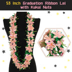 Knitgrip 47 Inch Class of 2026 Graduation Lei Hawaiian Nut Lei 2026 Kukui Nuts Necklace for Women Men Graduation Ceremony