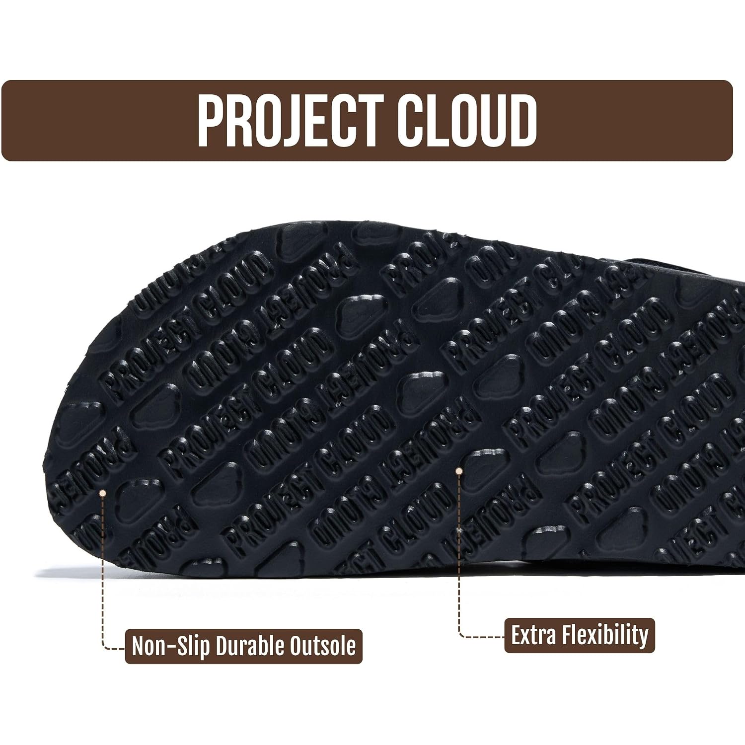 Project Cloud Womens Sandals 100% Genuine Leather Thong Sandals For Women - Memory Foam Insole Women Sandals - Non-Slip Flip Flops For Women - Lightweight Sandals Women Footwear 2026