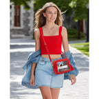 Clear Bag For Stadium Events, Clear Purse Stadium Approved Crossbody Bag For Concerts Sports Festivals Events Women