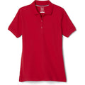 French Toast Women'S Juniors' Short Sleeve Stretch Pique Polo Shirt
