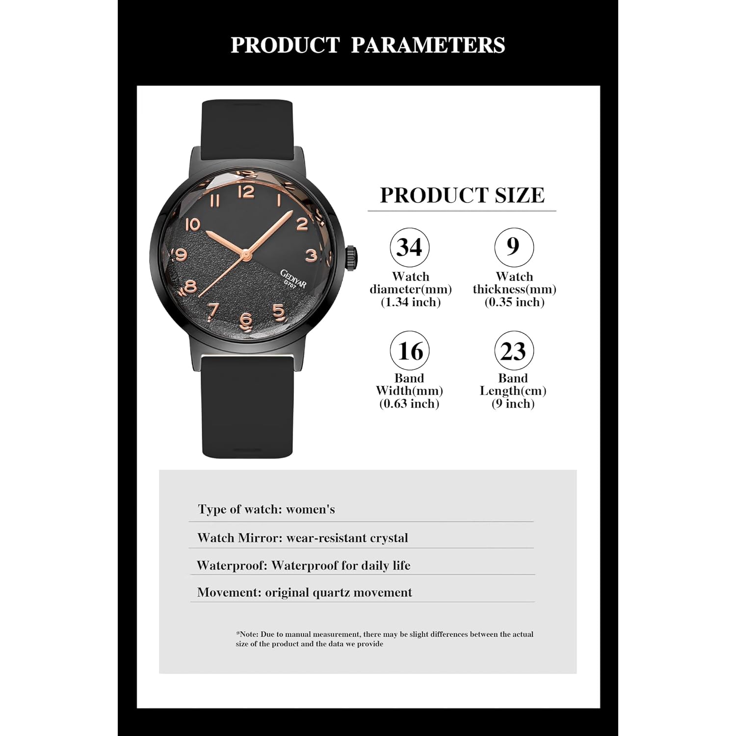 Women's Wrist Watch Easy to Read Sports Casual Waterproof Silicone Analog Quartz Timepiece Watch for Women Nurse Ladies Students