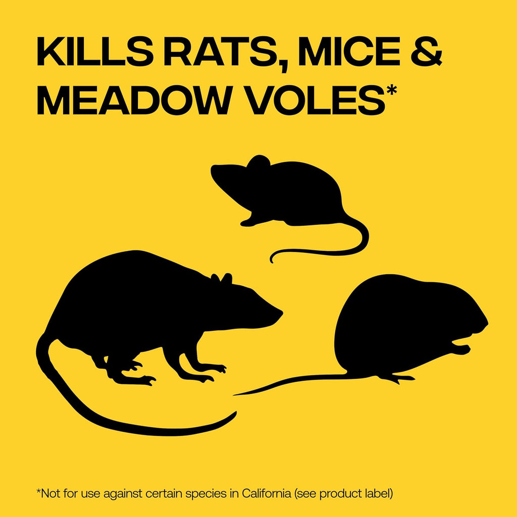Victor Rodent Killer, 4 Lb Fish-Flavored Bait Balls, Mouse Poisoning Bait | Rat Poison For Indoor & Outdoor Use, Mice Killer, Effective Pest Control For Rats, Mice, Voles, Weather-Resistant Rodent Bait