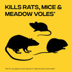 Victor Rodent Killer, 4 Lb Fish-Flavored Bait Balls, Mouse Poisoning Bait | Rat Poison For Indoor & Outdoor Use, Mice Killer, Effective Pest Control For Rats, Mice, Voles, Weather-Resistant Rodent Bait