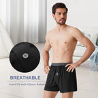 Bamboo Cool Mens Boxer Shorts Underwear Soft Comfortable Breathable Knit Boxers Short For Men (3 Or 5 Pack)