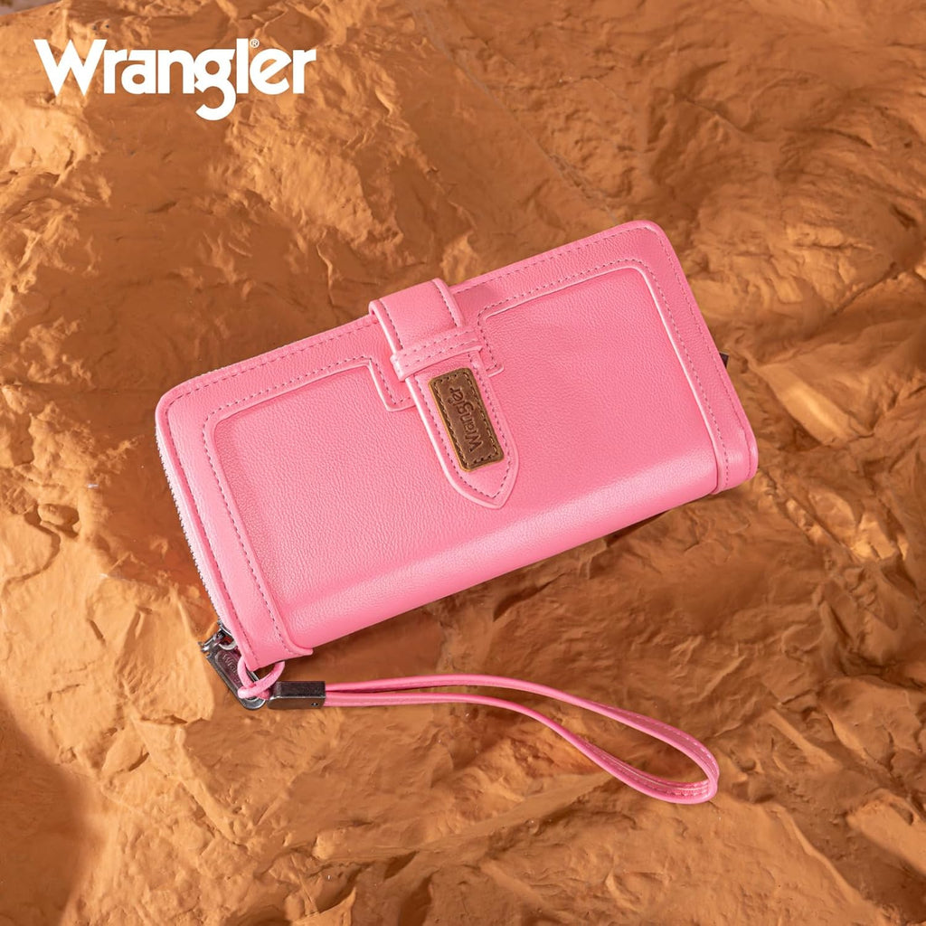 X Wrangler Women's Wallets Bifold Wristlet Wallets for Women Large Capacity Credit Card Wallet with ID Window