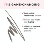 It Cosmetics Brow Power Eyebrow Pencil - Universal Shades, Long-Lasting, Budge-Proof, Easy To Apply, Mimics Real Hair, Nourishing Biotin, Pressure Responsive Application, Built-In Spoolie Brush