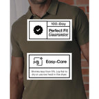 True Classic Novelty Polo Shirts For Men – Mens Polo Shirts Short Sleeve Cotton, Dry Fit Golf Shirt For Men