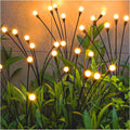 Tonulax Solar Garden Lights - Upgraded Solar Swaying Light, Sway By Wind, Outdoor Lights, Yard Patio Pathway Decoration, High Flexibility Iron Wire & Heavy Bulb Base, Warm White(2 Pack)