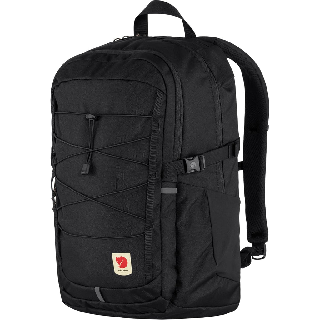 Fjällräven Skule 28 Backpack - Spacious Storage, Padded Back Panel, Breathable Design - Travel, Hiking, Black