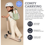 Itzy Ritzy Toddler Backpack - Daycare Bag - Features Adjustable Shoulder Straps, 2 Side Pockets & Spacious Interior With Wipeable Fabric Lining & Name Label, Checkerboard Backpack