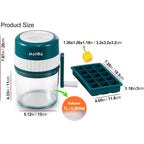 MANBA Ice Shaver and Snow Cone Machine - Premium Portable Ice Crusher and Shaved Ice Machine with Free Ice Cube Trays - BPA Free