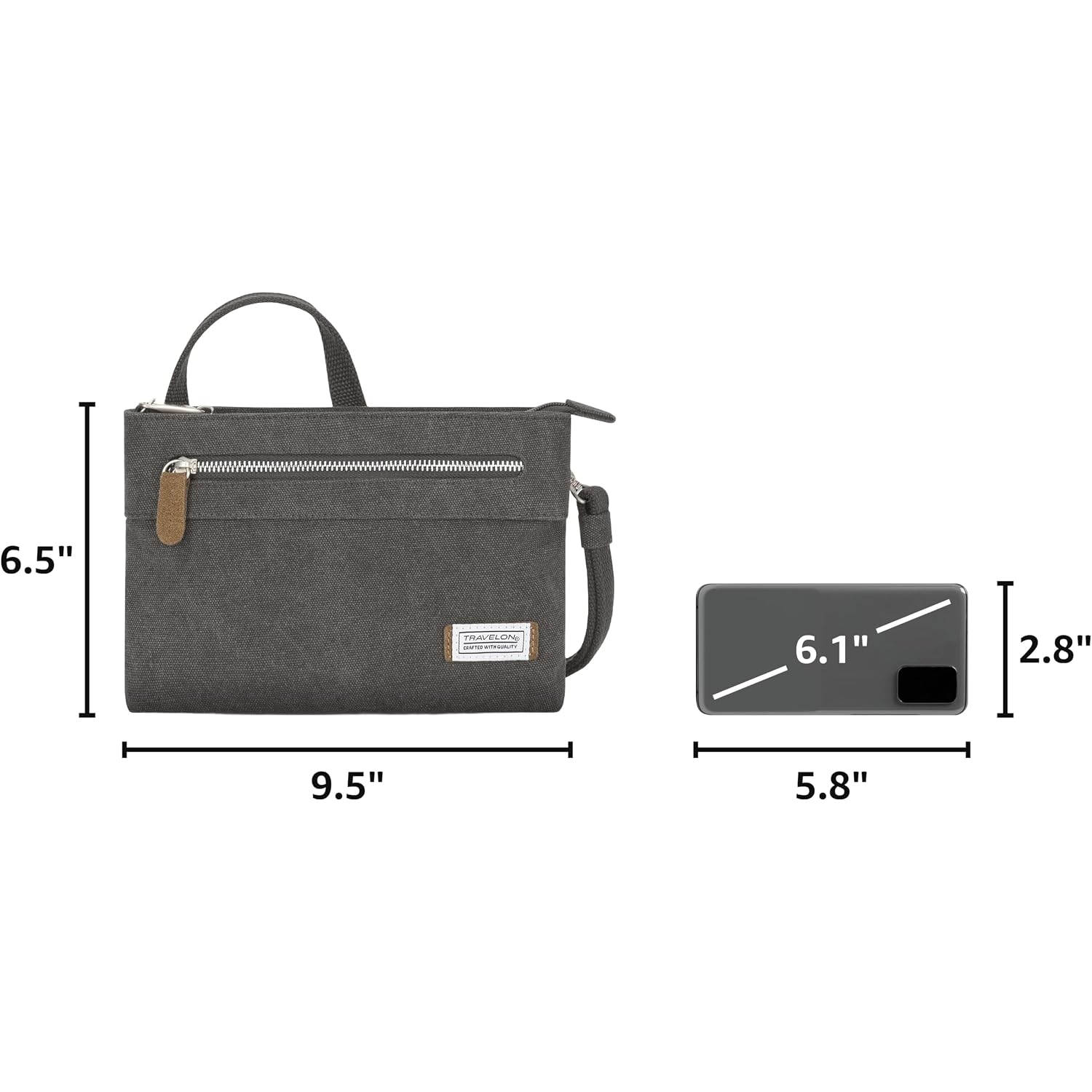 Travelon Women'S Anti-Theft Heritage Small Crossbody Cross Body Bag