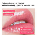 Adofect 30 Pcs Collagen Crystal Lip Patches, Moisturizing & Hydrating Lip Masks, Fade Dark Lips, Smooth Fine Lines, Reduce Dryness & Lip Wrinkles, Beauty Gifts & Party Favors For Lip Care