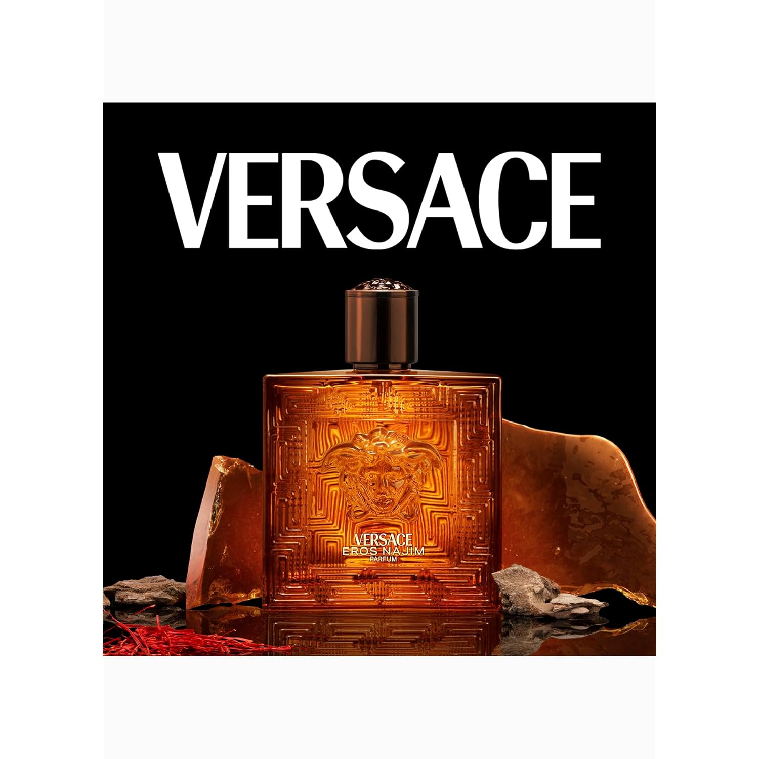 Eros Najim by Versace for Men - 3.4 oz Parfum Spray