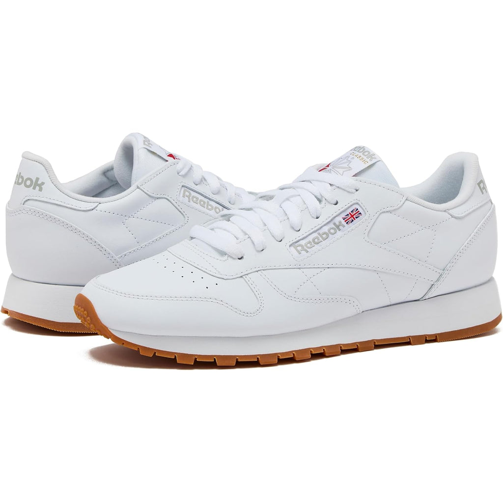 Reebok Classic Leather Sneakers For Men, Casual Tennis Mens Shoes