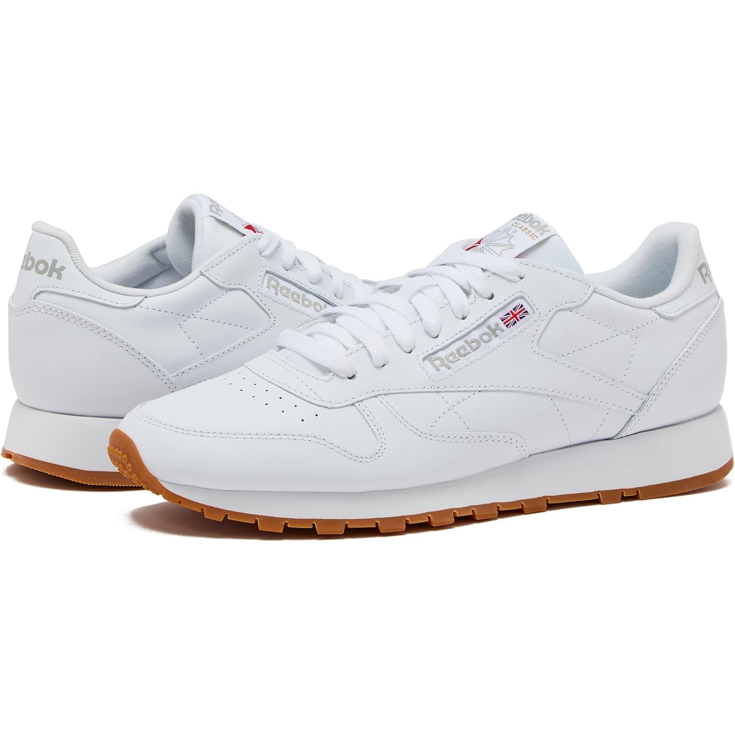 Reebok Classic Leather Sneakers For Men, Casual Tennis Mens Shoes
