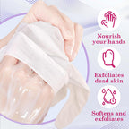 6 Pairs Hand Masks Moisturizing Gloves, Hydrating Hand Mask Moisturizer Gloves Care for Dry Cracked Hands, Smooth Long Lasting Soft Firming Hand Mask Gift Set for Men Women（A)