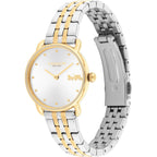 Coach Elliot Women’S Quartz Watch – Two-Tone Link Bracelet – 2-Hand Analog Movement - Iconic Style - Gift For Her - 28Mm