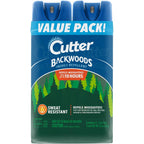 Cutter Backwoods Mosquito And Insect Repellent 6 Ounces, 2-Pack Aerosol Bug Spray, Repels Up To 10 Hours