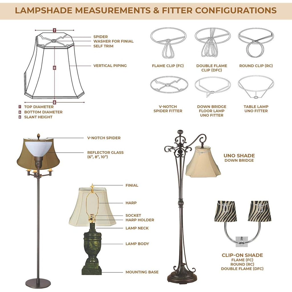 Royal Designs, Inc. Bs-719-14Bg-2 Drum Basic Lamp Shade, 13 X 14 X 14, Beige, 2-Pack