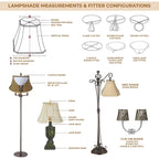 Royal Designs, Inc. Bs-719-14Bg-2 Drum Basic Lamp Shade, 13 X 14 X 14, Beige, 2-Pack