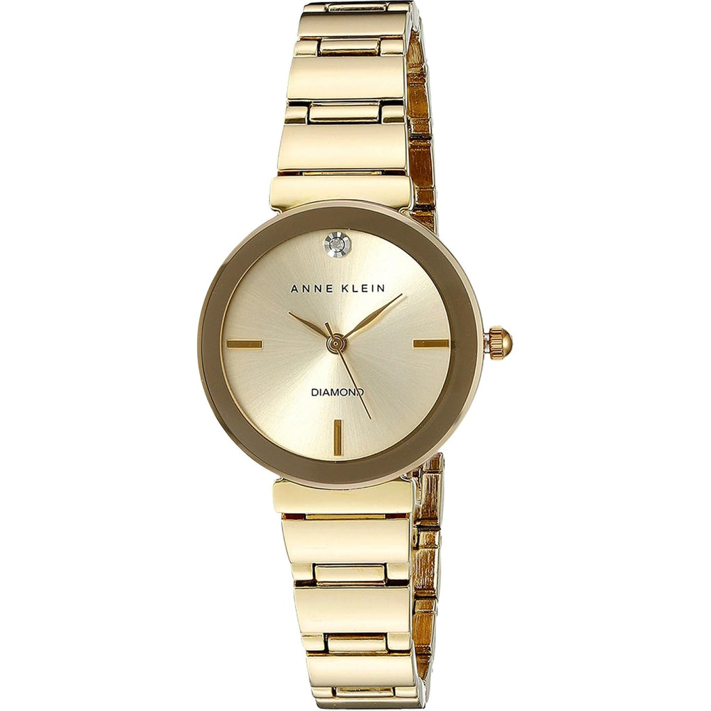 Anne Klein Women'S Genuine Diamond Dial Bracelet Watch