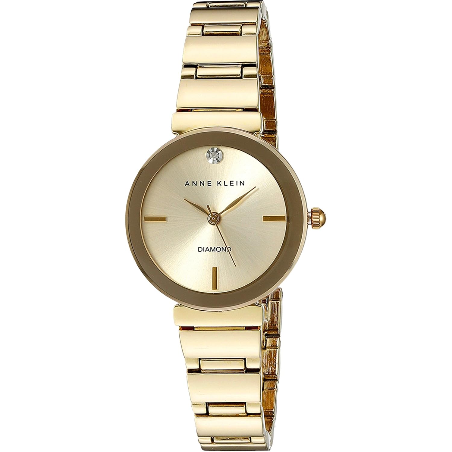 Anne Klein Women'S Genuine Diamond Dial Bracelet Watch