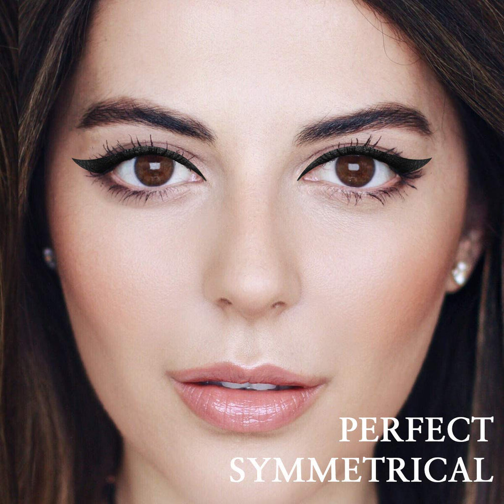 Imethod Eyeliner Stamp 2 Pens Winged Eyeliner Stamp, Perfect Wing Cat Eye Stamp, Long Lasting Liquid Eye Liner, Waterproof & Smudgeproof Makeup