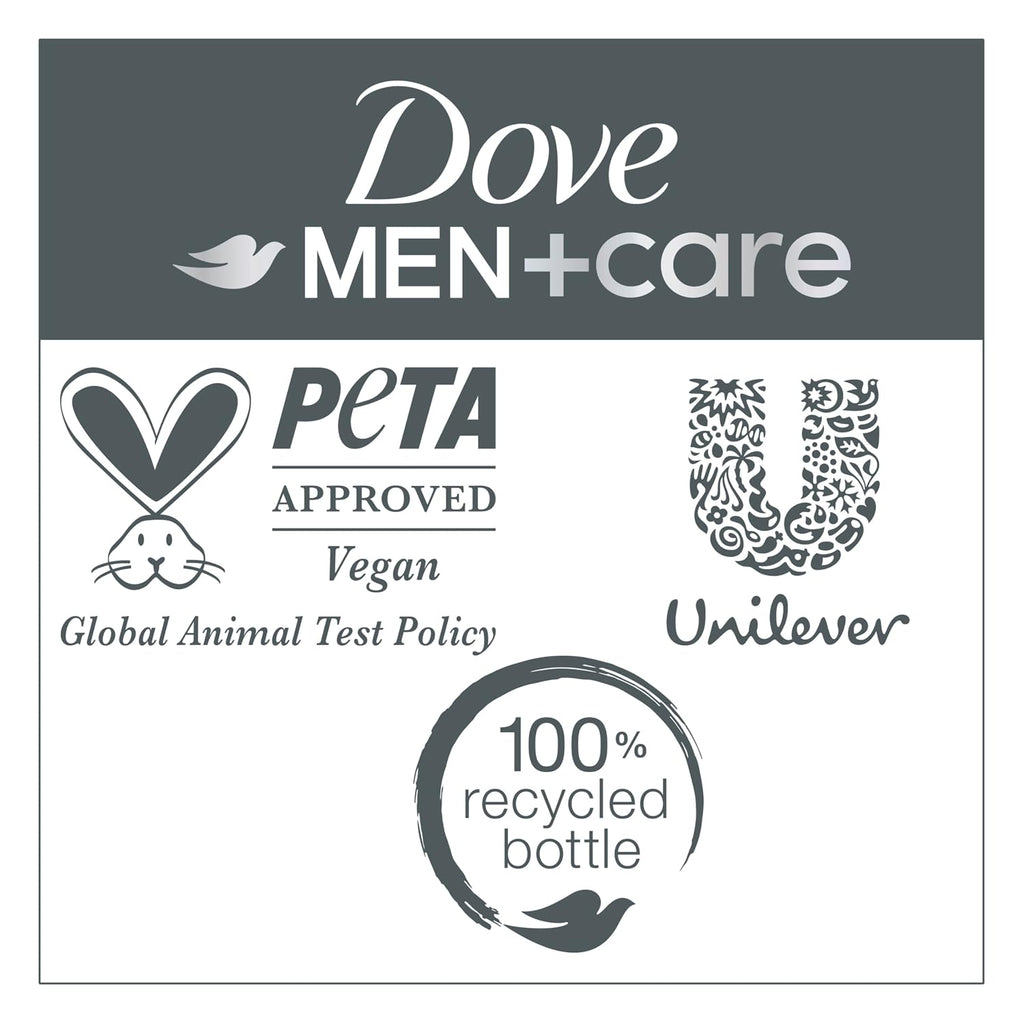 Dove Men + Care Shampoo 1 Count Fresh + Clean For Hair Refreshing & Strengthening, With Menthol, 28 Fl Oz