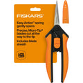 Fiskars 6" Pruning Scissors For Flower Stems, Herbs, Buds, And Small Plants, Garden Snips With Stainless Steel Blades, Gardening Trimmers With Comfortable Handle
