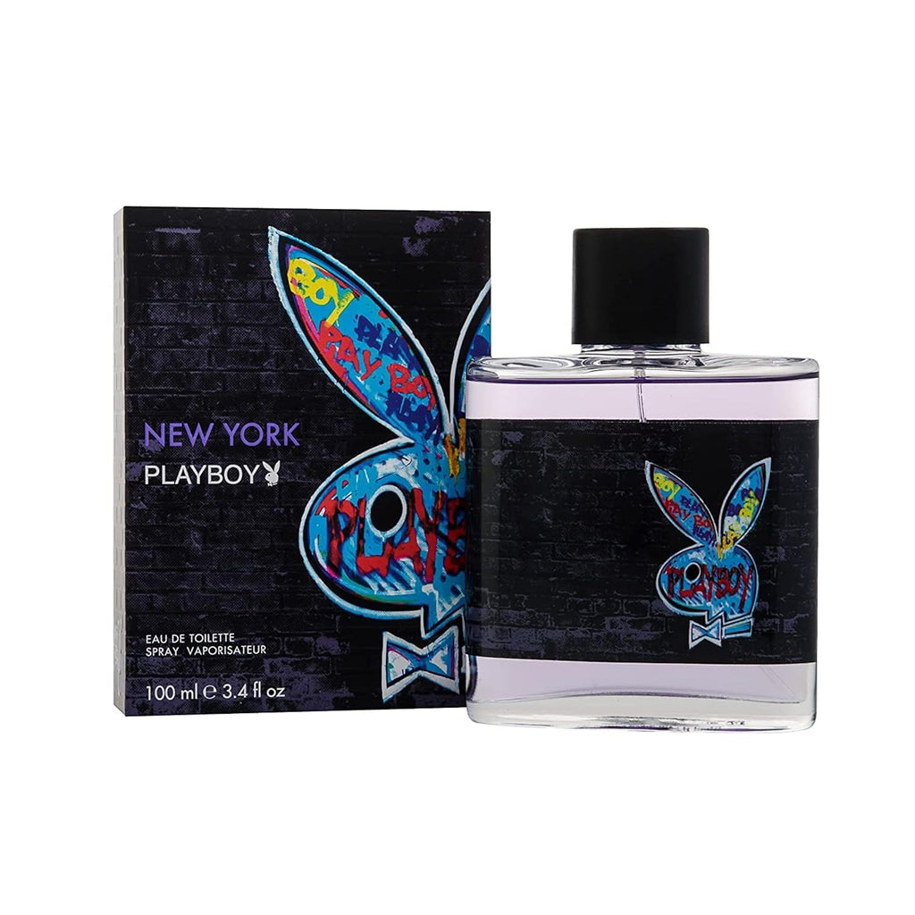 PLAYBOY New York Men Eau De Toilette Spray, 3.4 Ounce Playboy