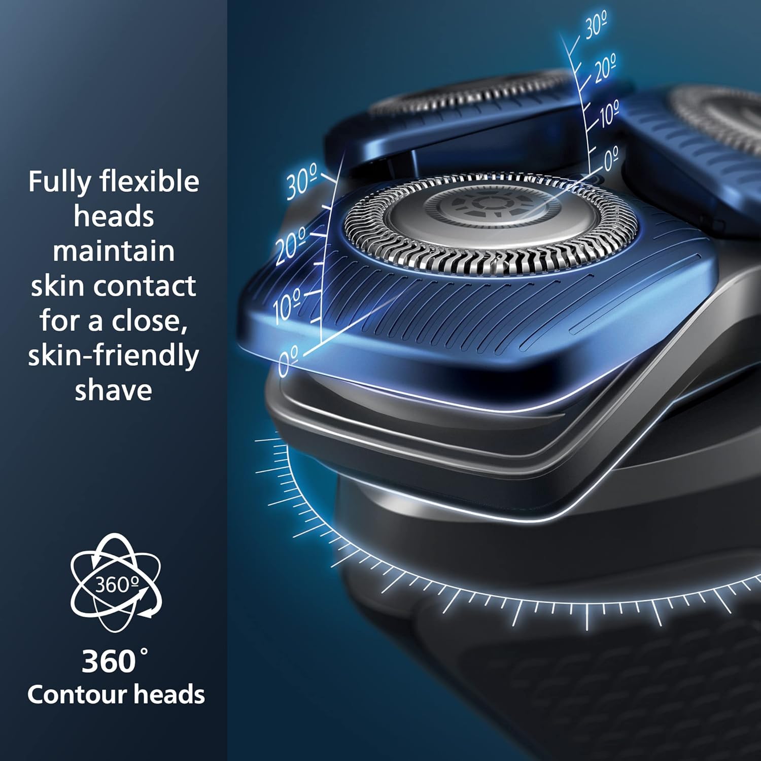 Philips Norelco Shaver 7200, Rechargeable Wet & Dry Electric Shaver with SenseIQ Technology and Pop-up Trimmer, S7887/82