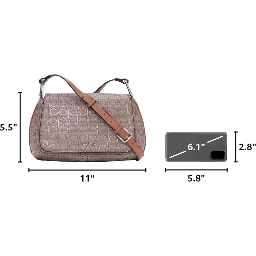 Calvin Klein Women'S Charlie Flap Crossbody