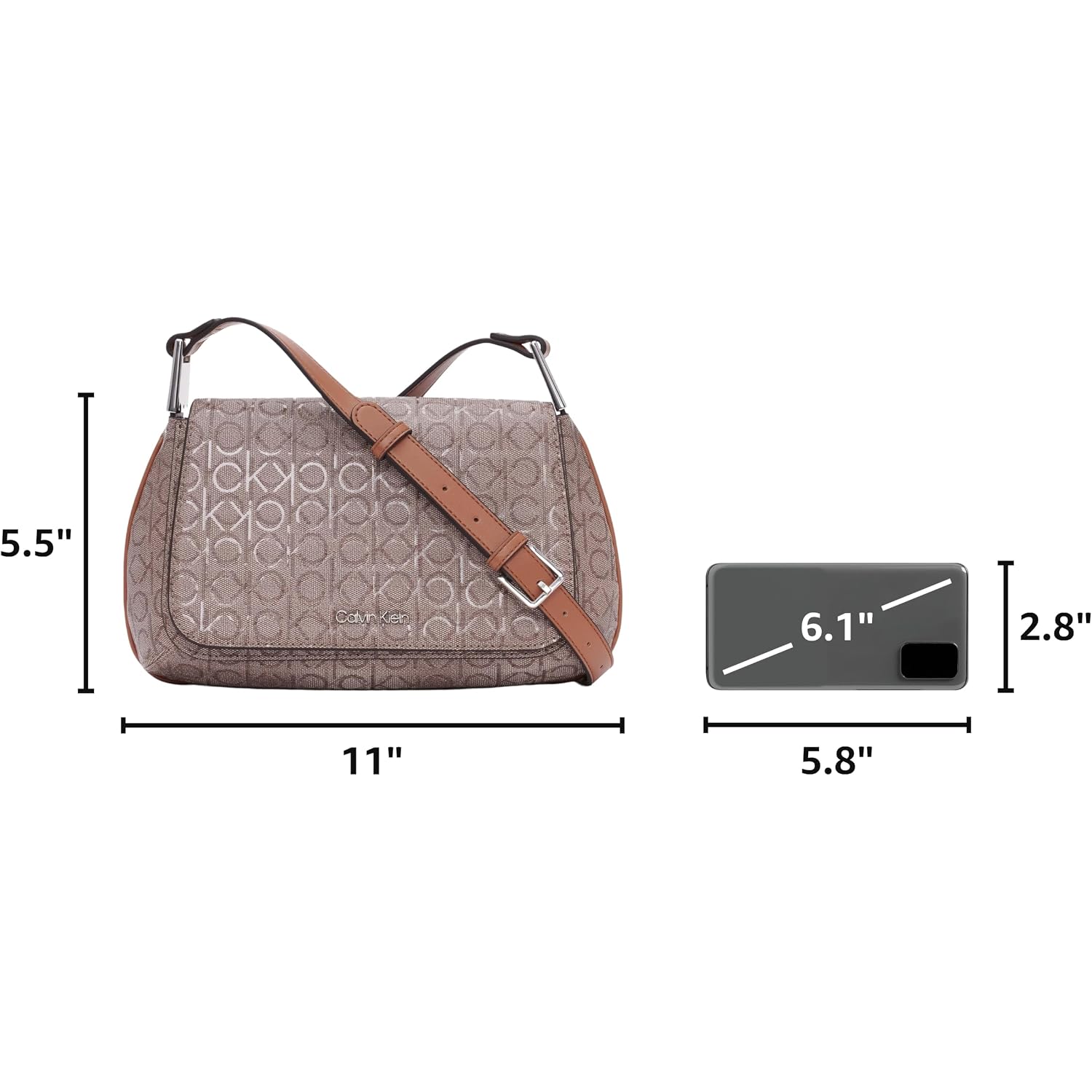 Calvin Klein Women'S Charlie Flap Crossbody
