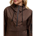 Puffit Rain Jacket Women, Women’S Lightweight Anorak Pullover Hoodie Jacket, Water-Resistant
