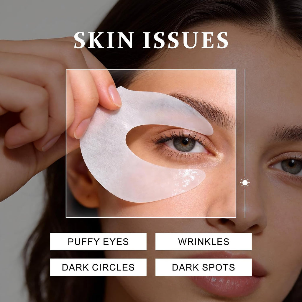 Ycz Eye Patches For Puffy Eyes And Dark Circles, Full Coverage, 60 Pcs