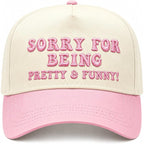 Vintage Canvas Embroidery Funny Hats Put It On My Husband'S Tab Hat Adjustable Baseball Cap For Men Women