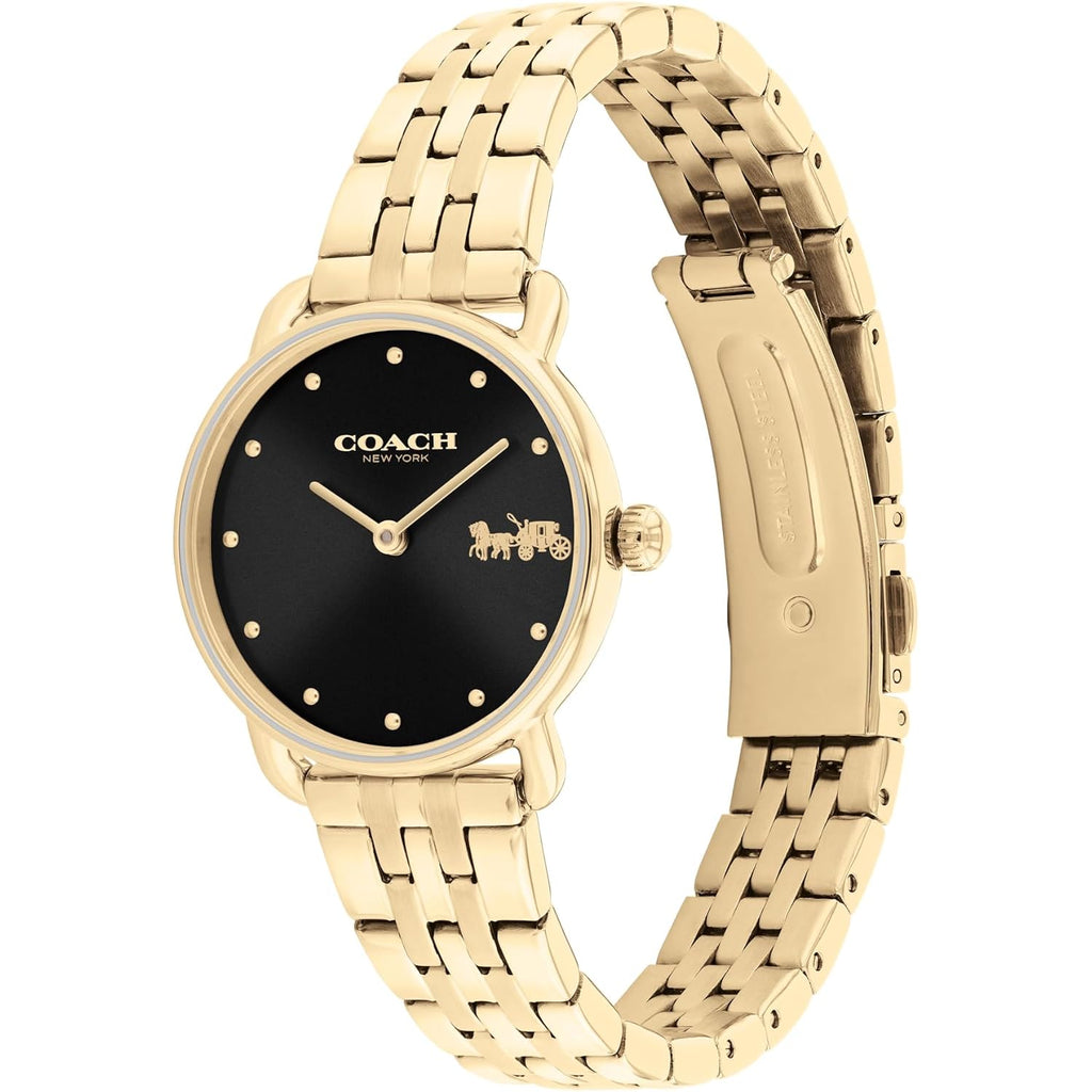 Coach Elliot Women'S 2H Quartz Watch - Stainless Steel Bracelet - Water Resistant Up To 3Atm/30 Meters - Premium Fashion - Classic, Minimalist Design For Everyday Wear - Gift For Her - 28Mm