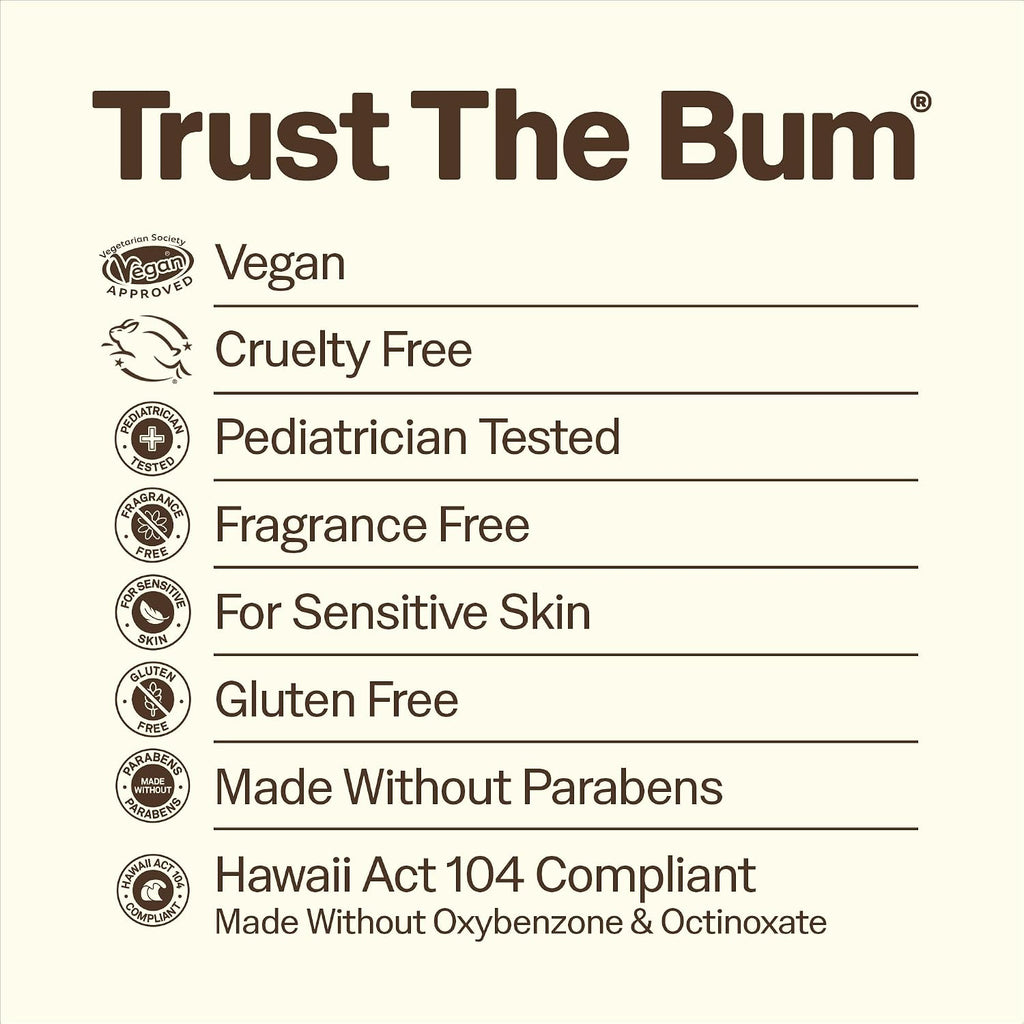 Baby Bum Spf 50 Sunscreen Lotion - Mineral Uva/Uvb Face And Body Protection For Sensitive Skin - Hawaii 104 Act Compliant (Made Without Octinoxate & Oxybenzone) - Fragrance Free - Travel Size - 3 Oz