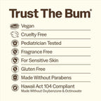 Baby Bum Spf 50 Sunscreen Lotion - Mineral Uva/Uvb Face And Body Protection For Sensitive Skin - Hawaii 104 Act Compliant (Made Without Octinoxate & Oxybenzone) - Fragrance Free - Travel Size - 3 Oz