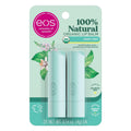 Eos 100% Natural & Organic Lip Balm Sticks - Sweet Mint, All Natural Lip Balm, All-Day Moisture, Dermatologist Recommended, 0.14 Oz, 2-Pack