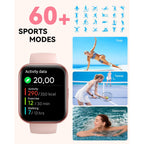 Smart Watches for Women, 1.8" Touch Screen Fitness Watch with Heart Rate, Pedometer, IP68 Waterproof Smartwatch for iPhone Android, 2 Packs