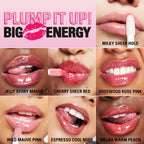Revolution, Pout Bomb Plumping Lip Gloss, Buildable, High Shine for Hydrating, Plumping Finish, Buildable Color, Vegan & Cruelty-Free, Sheer Milky Nude, 0.15 fl oz