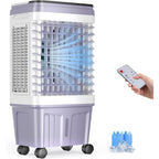 Portable Air Conditioners, 3000 Cfm Swamp Cooler, Evaporative Air Cooler With 6.87 Gal Water Tank, 3 Speeds & 4 Modes, 120° Oscillation, 15H Timer Air Cooler For Home, Kitchen, Bedroom