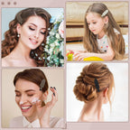 12 Pcs No Bend No Crease Hair Clips, Hair Clips Barrettes For Styling For Women Girls Makeup Accessories, Birthday Mothers Day Gifts (Classic)